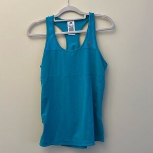 Adidas running tank.  Turquoise blue/green. Size M. Never worn!